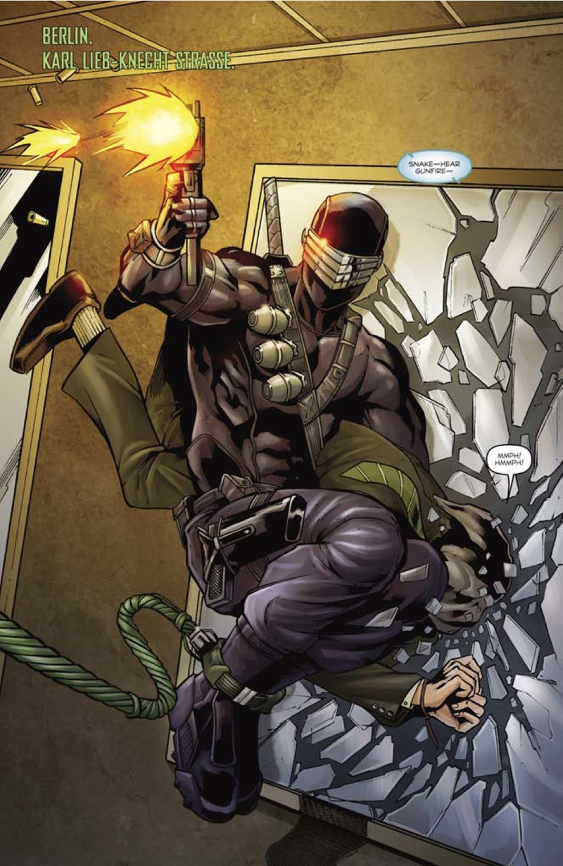 Illustration for article titled Read a seven-page preview of the newest comic book starring Snake Eyes, G.I. Joe's resident ninja